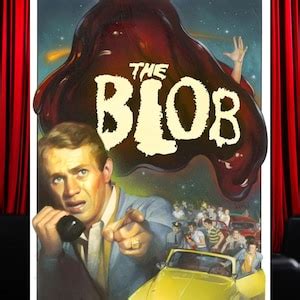 Niezapomniana The Blob - klasyka sci-fi z niesamowitymi efektami specjalnymi i nieodpartym urokiem lat 50.!